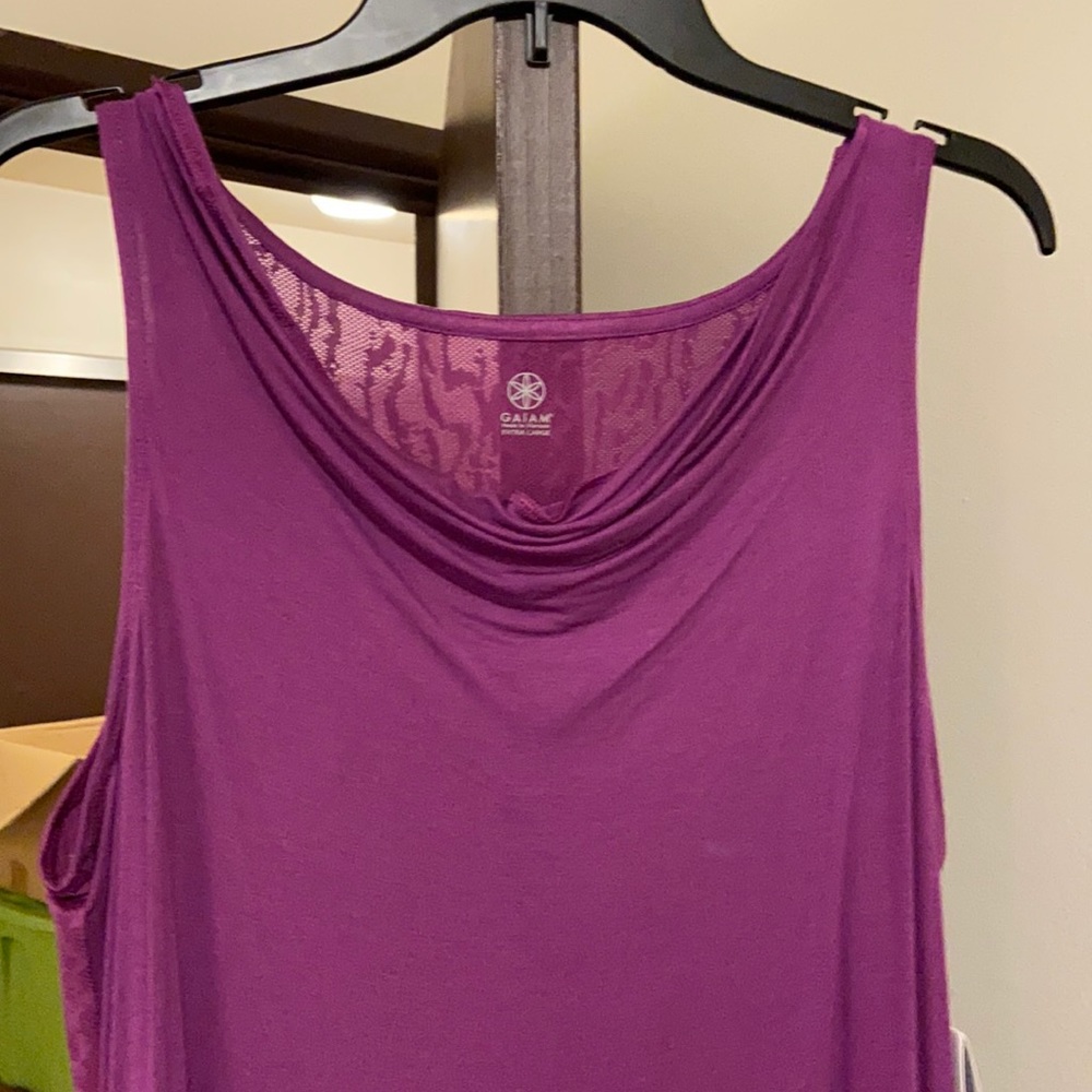 Purple tank